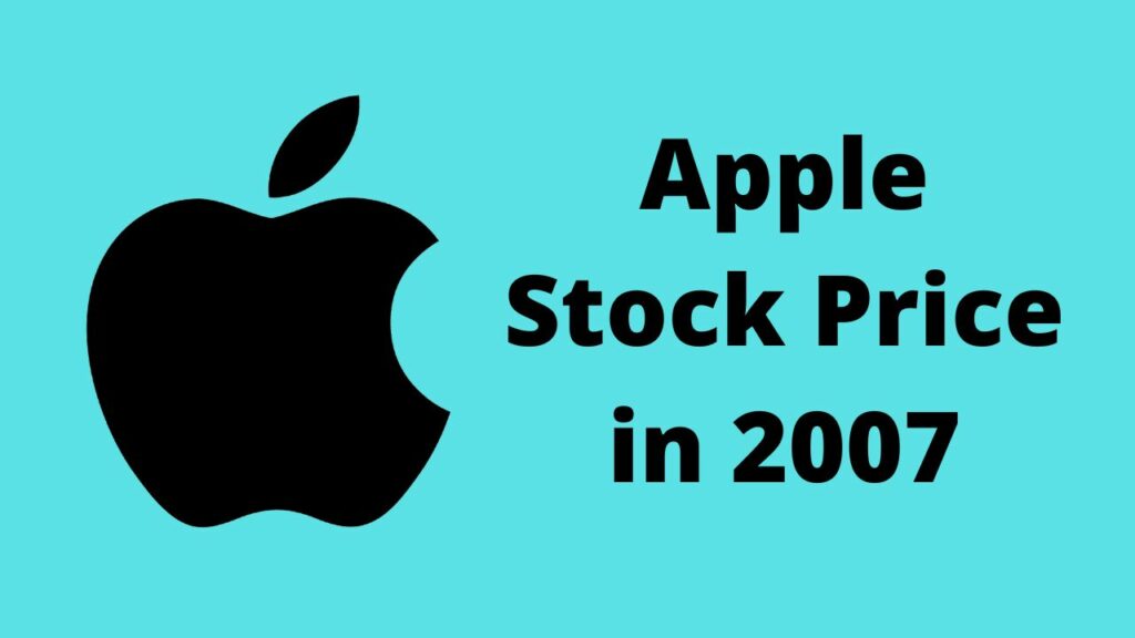 Apple Stock Price in 2007